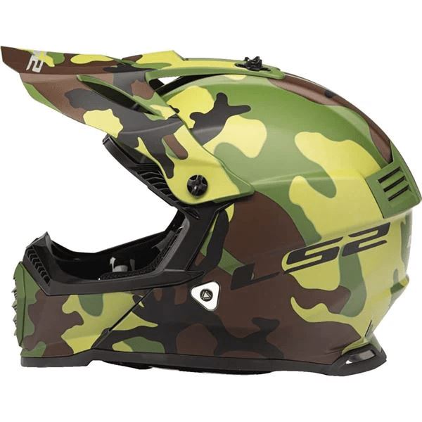 LS2 MX437 Fast Evo Jarhead Matt Camo Helmet - Riders Junction