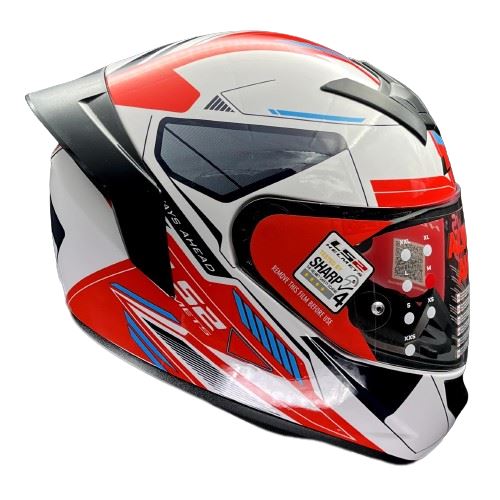 LS2 FF352 Rookie Betha White Red Helmet - Riders Junction