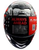 LS2 Helmets Rookie Big One Gray Hi Viz Oragne - Ff352
