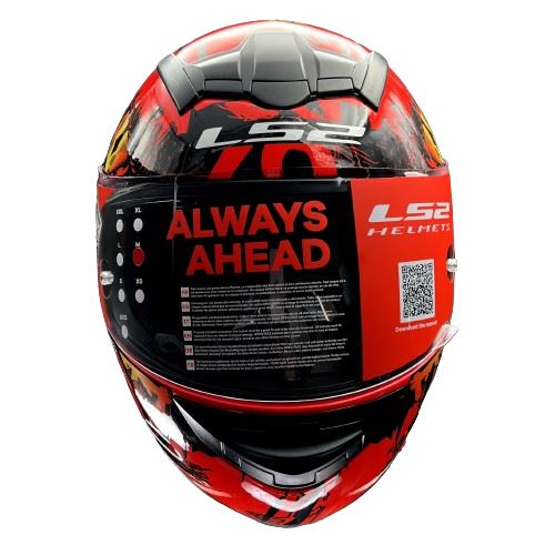LS2 FF352 Rookie Demon Red Helmet - Riders Junction
