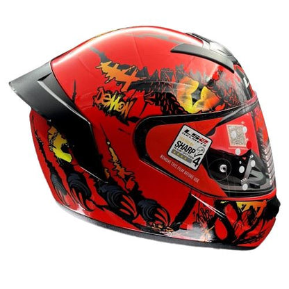 LS2 Helmets Rookie Demon Red - FF352