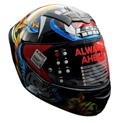 LS2 FF352 Rookie Foo Dog Black Yellow Helmet - Riders Junction