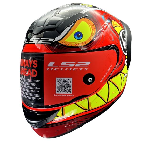 LS2 Helmets Rookie Rampage Fluo Orange - FF352