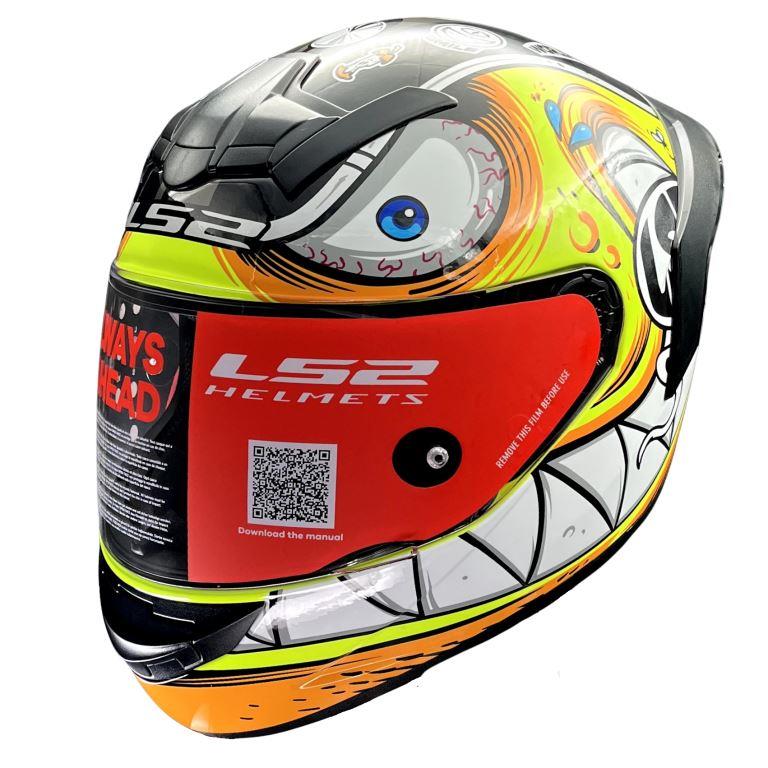 LS2 Helmets Rookie Rampage Fluo Yellow - FF352