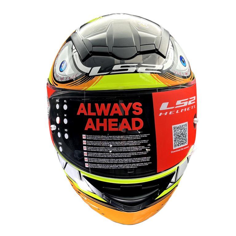 LS2 FF352 Rookie Rampage Fluo Yellow Helmet - Riders Junction