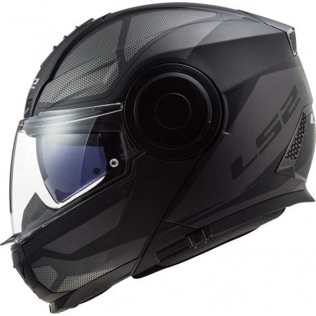 LS2 Helmets Scope Axis Matt Black Titanium Helmets - FF902