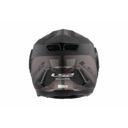 LS2 Helmets Scope Axis Matt Black Titanium Helmets - FF902