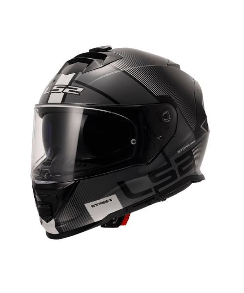 LS2 Helmets Storm II Epic Helmet – Black White - FF800