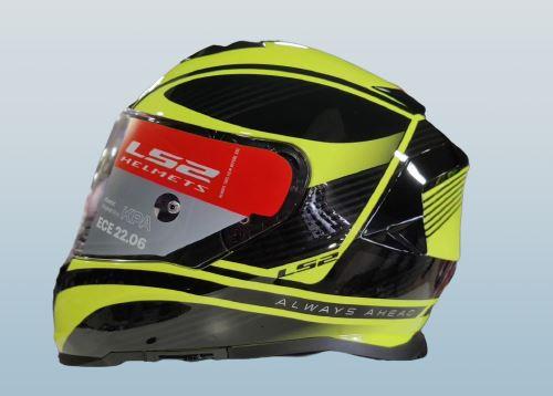 LS2 Helmets Storm Ii Dodger Black Hi Viz Yellow-06 - Ff800
