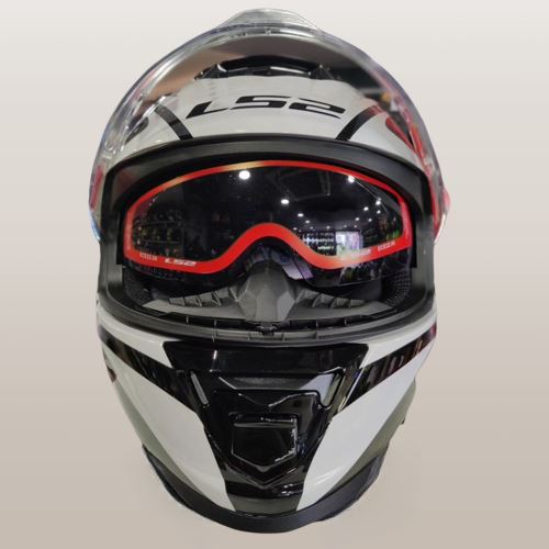 LS2 FF800 Storm II Dodger Black White-06 Helmet - Riders Junction