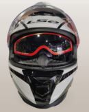 LS2 FF800 Storm II Dodger Black White-06 Helmet - Riders Junction