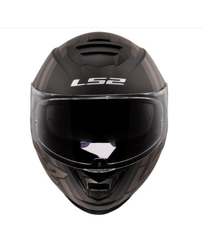 LS2 FF800 Storm II Flag Gloss Black Grey-06 Helmet - Riders Junction