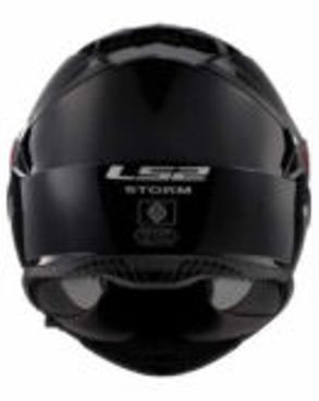 LS2 FF800 Storm II Solid Gloss Black-06 Helmet - Riders Junction