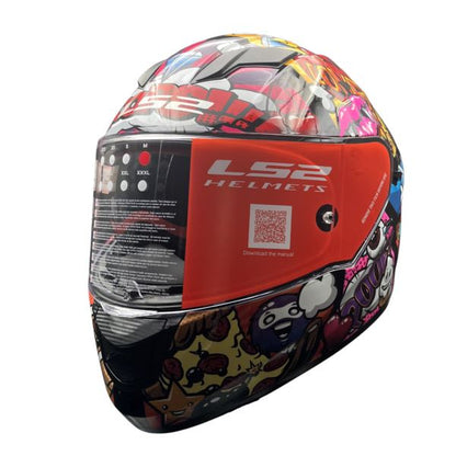 LS2 FF320 Stream Evo Comics Black D-ring Helmet - Riders Junction