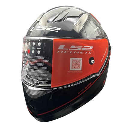 LS2 FF320 Stream Evo Ggio Black 7c Black D-ring D-ring Helmet - Riders Junction