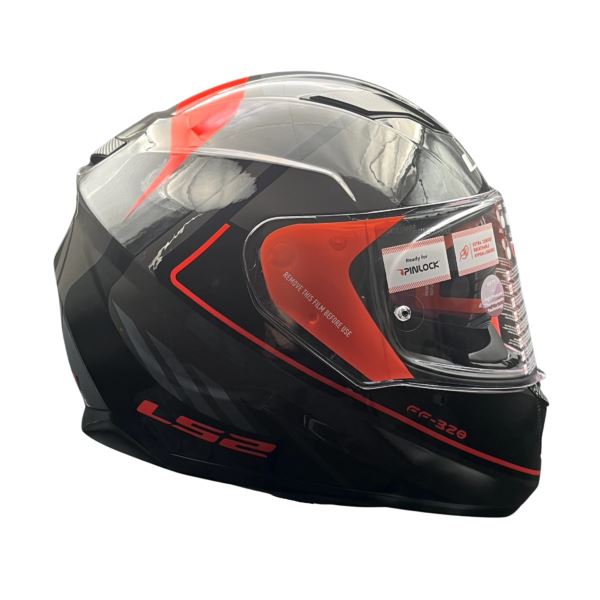 LS2 FF320 Stream Evo Ggio Black 7c Black D-ring D-ring Helmet - Riders Junction