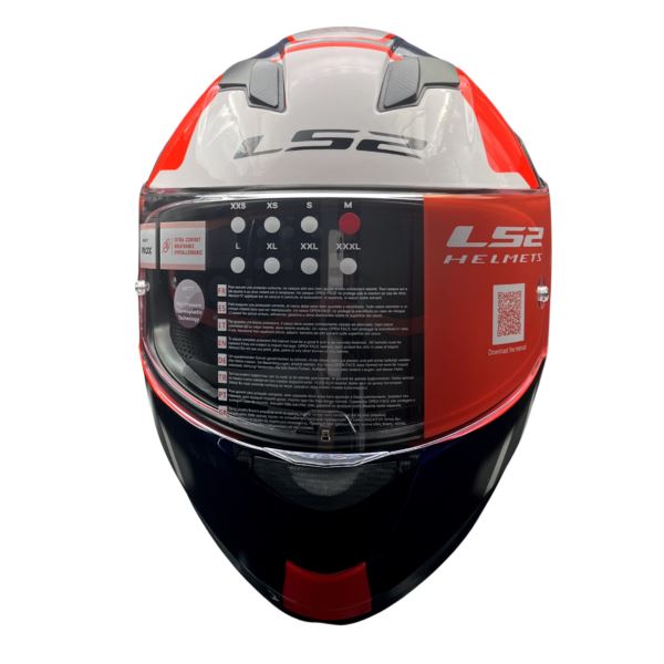 LS2 FF320 Stream Evo Letails  Gray Red D-ring Helmet - Riders Junction