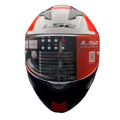 LS2 FF320 Stream Evo Letails  Gray Red D-ring Helmet - Riders Junction