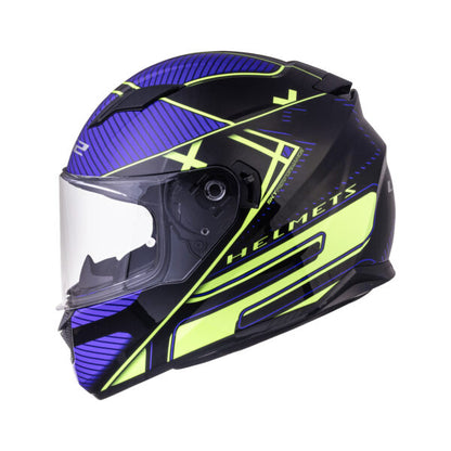 LS2 Helmets Stream Evo Level Black Hi-viz Yellow - Ff320