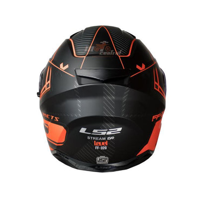 LS2 Helmets Stream Evo Level Matt Black Red - Ff320