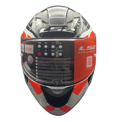 LS2 FF320 Stream Evo Max Black Orange D-ring Helmet - Riders Junction