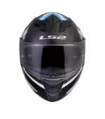 LS2 Helmets Stream Evo Reflex Black Blue - Ff320