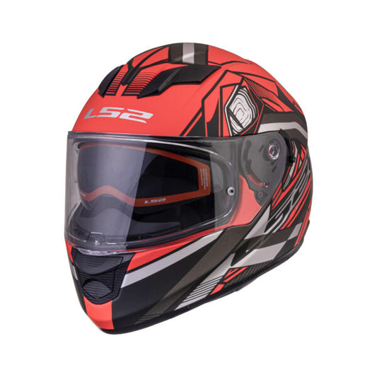 LS2 Helmets Stream Evo Reflex Matt Red Black 7c - Ff320