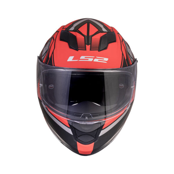 LS2 FF320 Stream Evo Reflex Matt Red Black 7c Helmet - Riders Junction