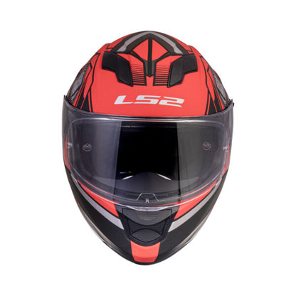 LS2 FF320 Stream Evo Reflex Matt Red Black 7c Helmet - Riders Junction