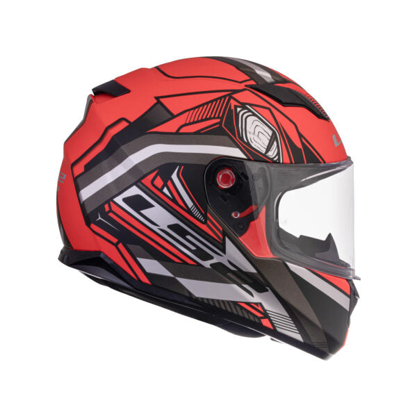 LS2 FF320 Stream Evo Reflex Red Black 7c Helmet - Riders Junction