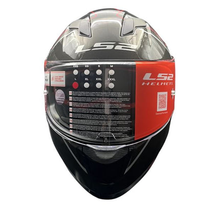 LS2 FF320 Stream Evo Sche Black Red D-ring Helmet - Riders Junction