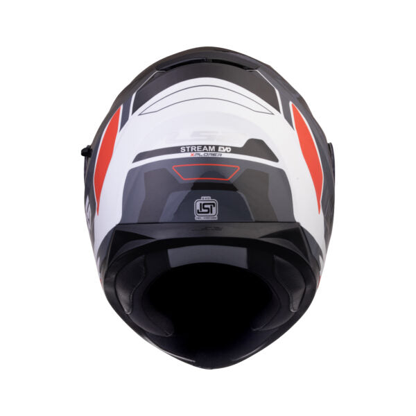 LS2 Helmets Stream Evo Xplorer Matt White Black - Ff320