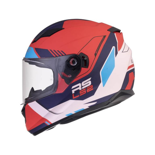 LS2 Helmets Stream Evo Xplorer Matt White Red - Ff320