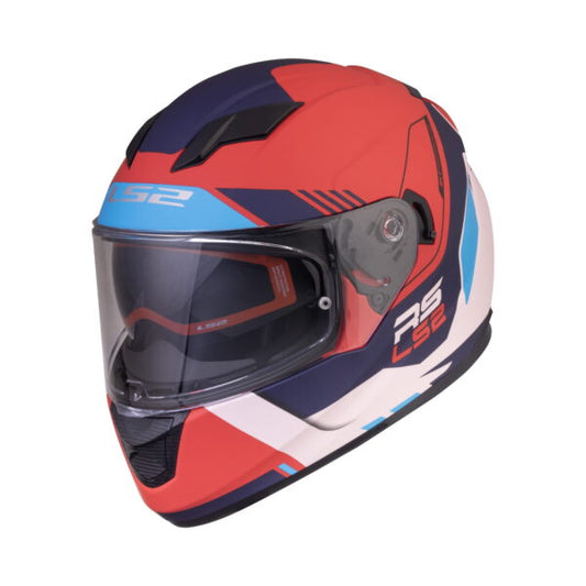 LS2 Helmets Stream Evo Xplorer White Red - Ff320