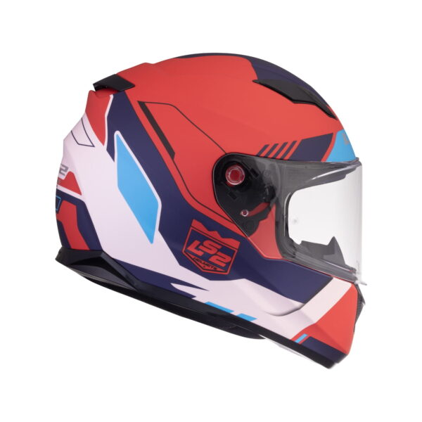 LS2 FF320 Stream Evo Xplorer White Red Helmet - Riders Junction