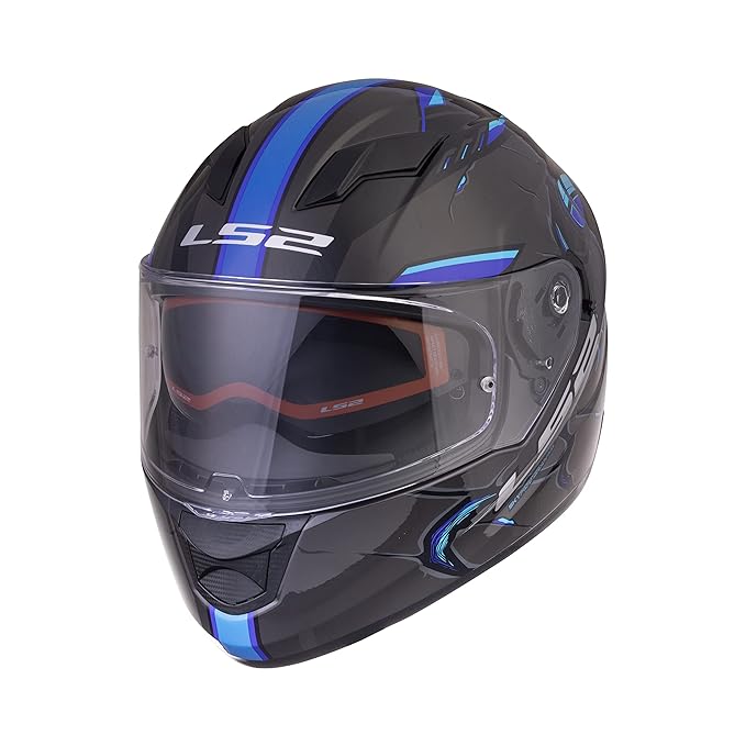 LS2 Helmets Stream Evo Zuko Black Blue - Ff320
