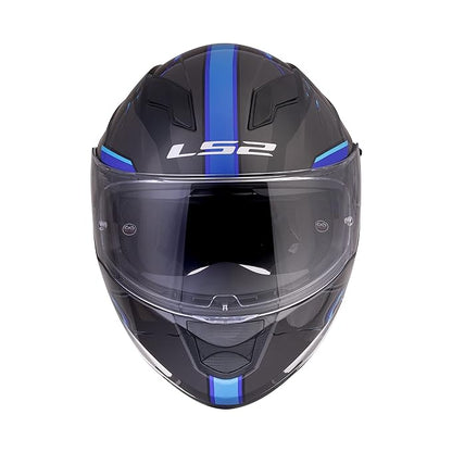 LS2 FF320 Stream Evo Zuko Black Blue Helmet - Riders Junction