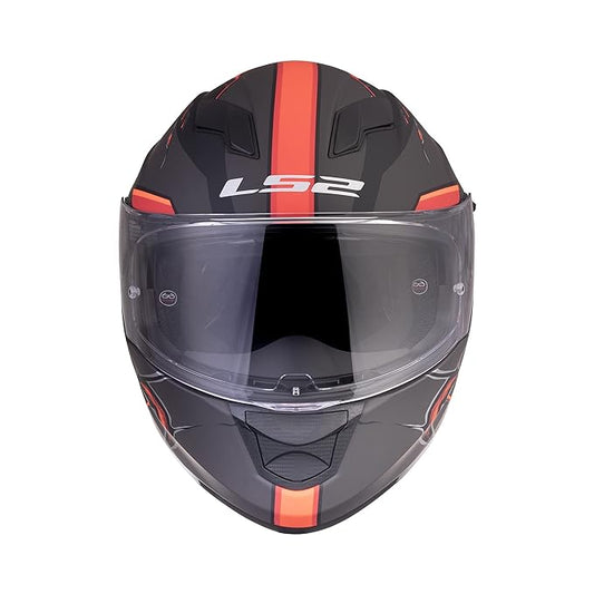 LS2 FF320 Stream Evo Zuko Black Hi-viz Orange Helmet