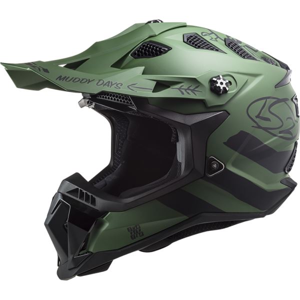 LS2 Helmets Subverter Evo Cargo Matt Military Green - Mx700