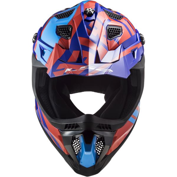 LS2 Helmets Subverter Evo Gammax Matt Red Blue - Mx700