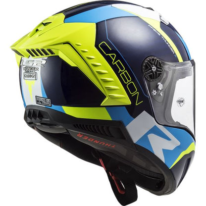 LS2 Helmets Thunder C Racing1 Gl.blue H-v Yellow-06 - FF805