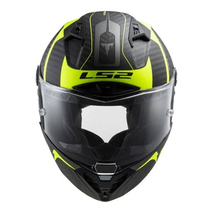 LS2 FF805 Thunder C Racing1 Matt H-v Yellow-06 Helmet - Riders Junction