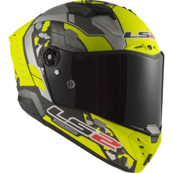 LS2 FF805 Thunder C Space H-v Yellow Grey-06 Helmet - Riders Junction