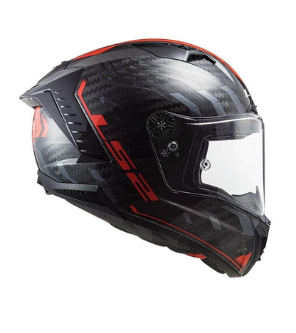 LS2 FF805 Thunder C Sputnik Gloss Metal Red-06 Helmet - Riders Junction