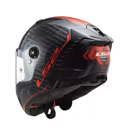 LS2 Helmets Thunder C Sputnik Gloss Metal Red-06 - FF805