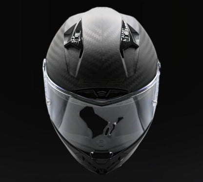 LS2 FF805 Thunder Carbon Racing Fim Matt Black Helmet