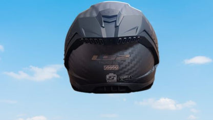 LS2 FF805 Thunder Carbon Racing Fim Matt Black Helmet