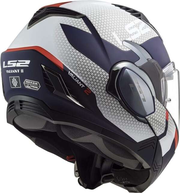 LS2 Helmets Valiant Ii Citius Gloss White Blue - FF900