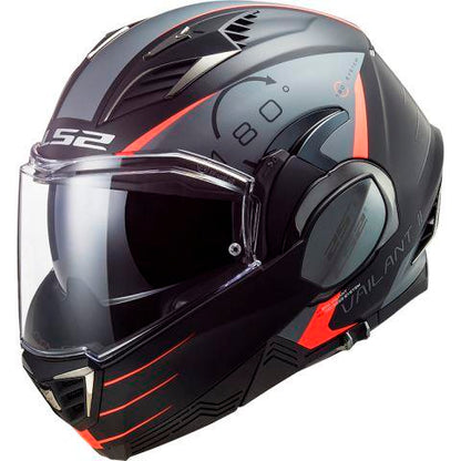 LS2 Helmets Valiant Ii Codex Matt Black Titanium - FF900