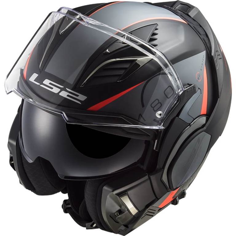 LS2 FF900 Valiant Ii Codex Matt Black Titanium Helmet - Riders Junction